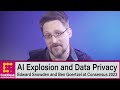 IA y privacidad de datos: preocupaciones y discusiones con Ben Goertzel y Edward Snowden
